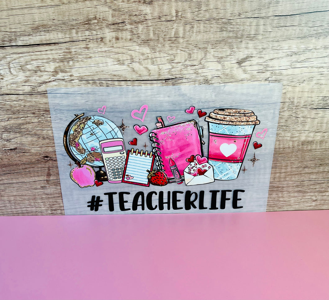 TEACHER LIFE DTF FULL COLOR